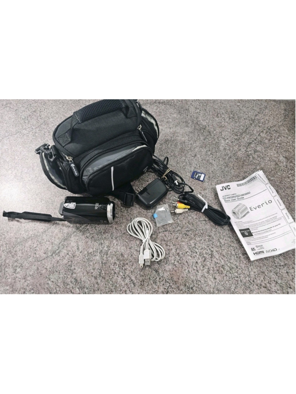 JVC Everio GZ-HD6U HD Hard Disk Micro SD Proline 8 GB Camcorder , 20× Opt Zoom